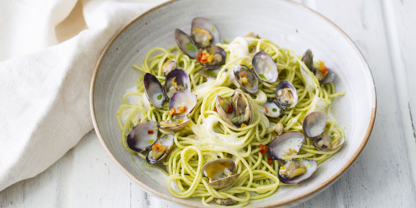Clam Spaghetti with Gremolata - Great British Chefs