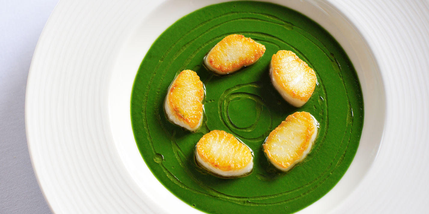 Haddock Recipe With Sea Beet Soup & Olive Oil - Great British Chefs