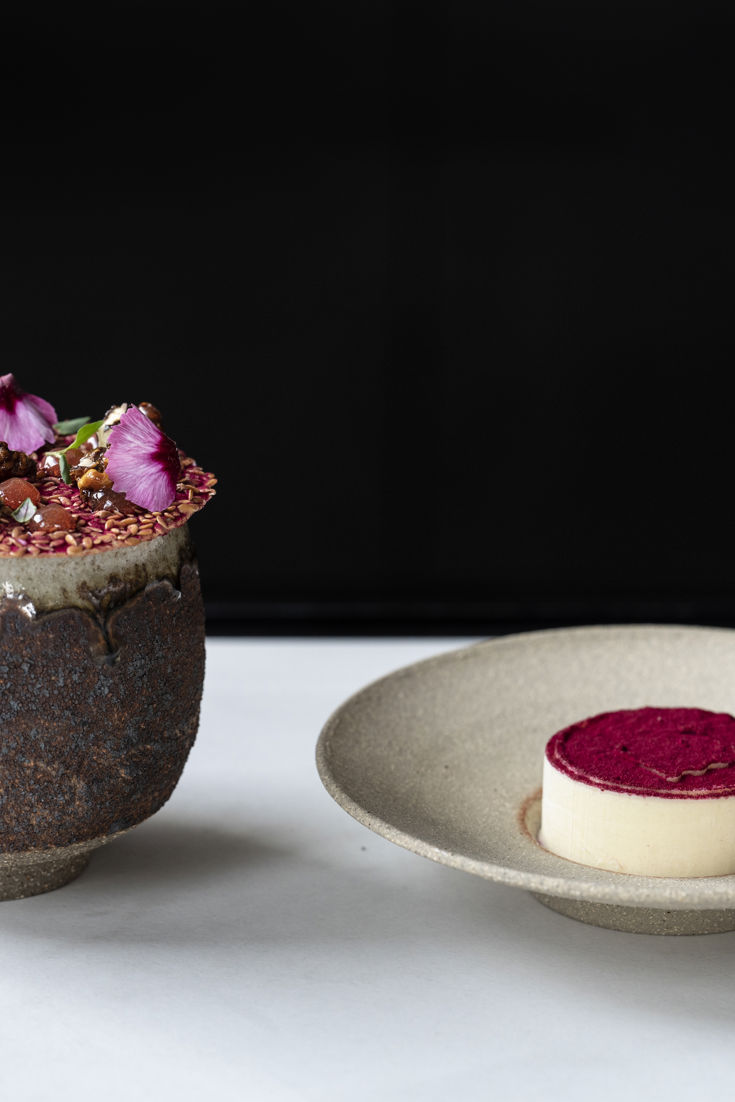 Ingot Parfait, Fermented Blackcurrants, Linseed Cracker Recipe - Great ...