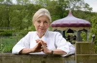 Image of chef Frances Atkins in her kitchen garden
