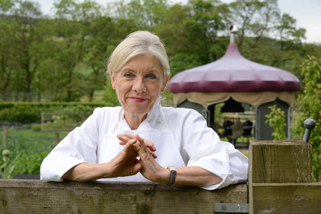 Image of chef Frances Atkins in her kitchen garden