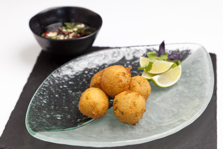 Alaska king crab cakes