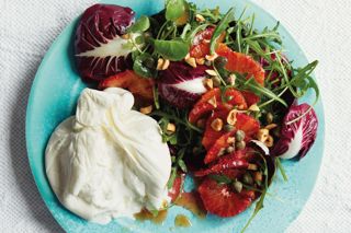 Burrata and blood orange recipe