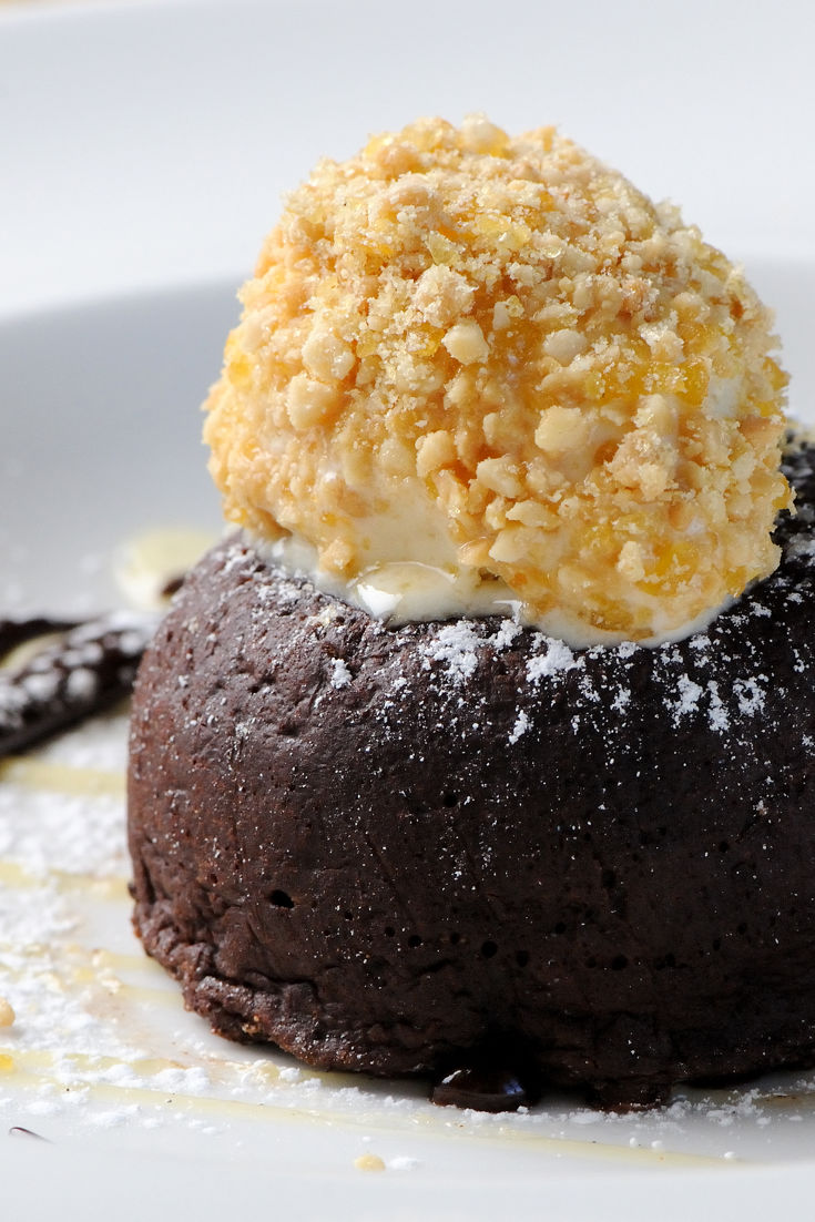 Chocolate Fondant Recipe with Nougatine and Toffee - Great British Chefs