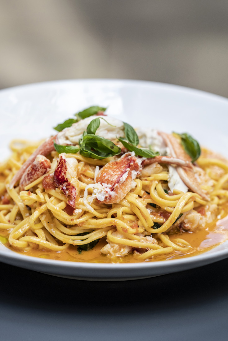Lobster Linguine with Genovese Basil Recipe - Great British Chefs