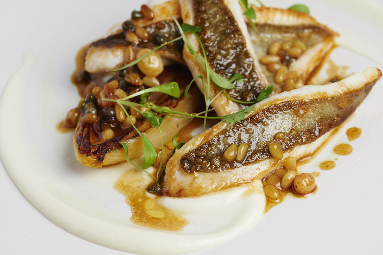 Fillet of John Dory with orange glazed endive
