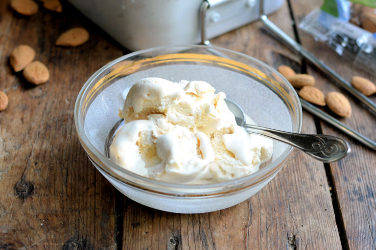 Dairy-free almond ice cream