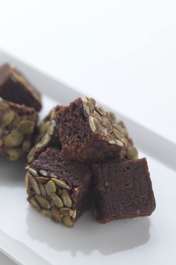 Dark Chocolate and Sunflower Seed Brownies Great British Chefs
