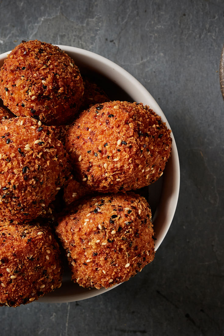 Cheese and Kimchi Croquettes Recipe Great British Chefs