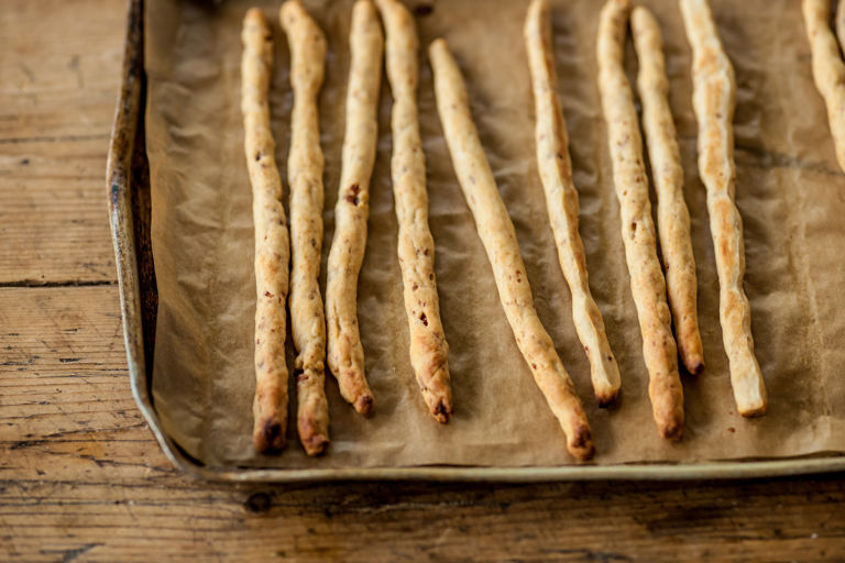 Bacon breadsticks