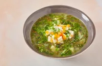 Sorrel soup (green borscht)