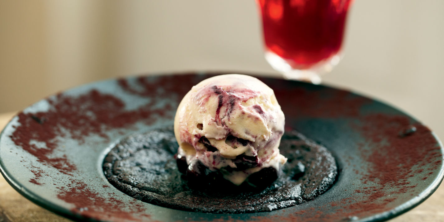 Chocolate and Sloe Gin Pudding Recipe - Great British Chefs