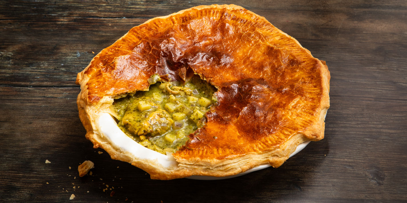 Thai Green Curry Chicken Pie Recipe - Great British Chefs