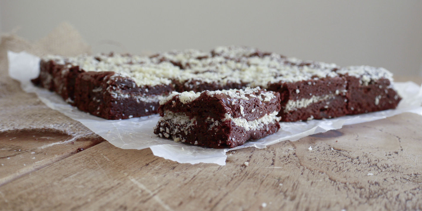 Dark Chocolate Brownies with Panko Crumb Recipe - Great British Chefs