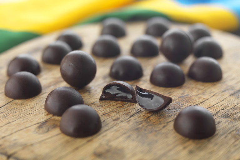 Caipirinha gel chocolates