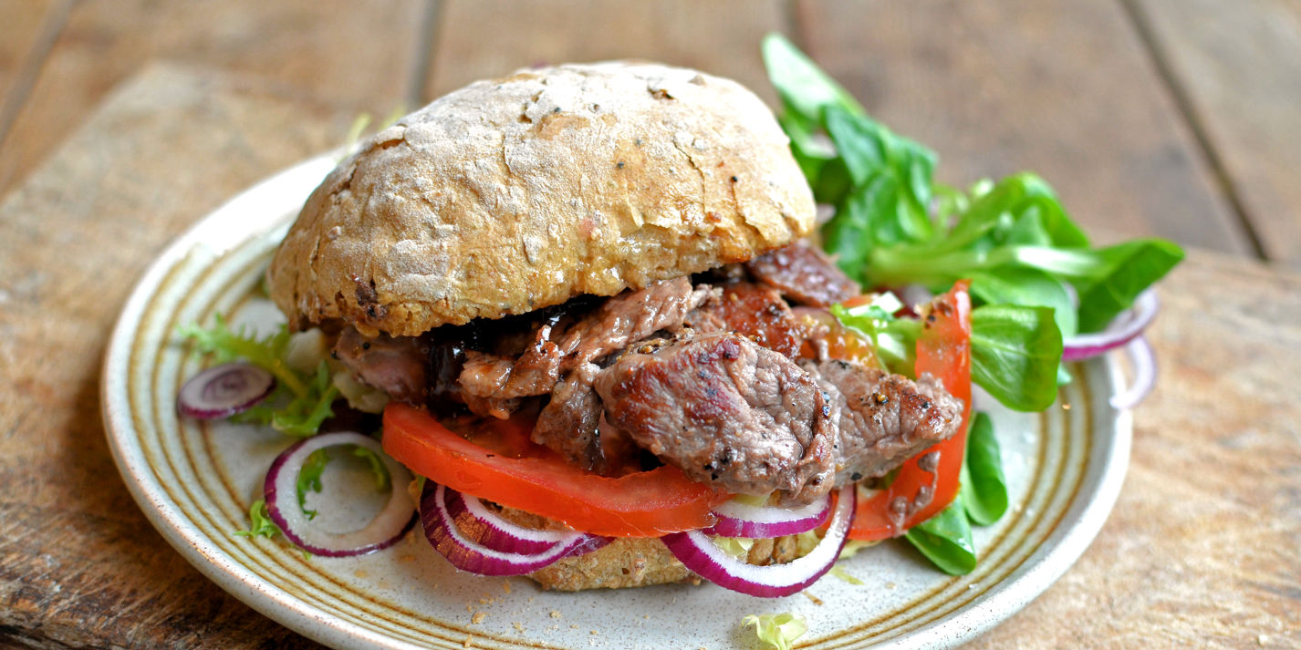 Lamb Minute Steak Sandwich Recipe - Great British Chefs