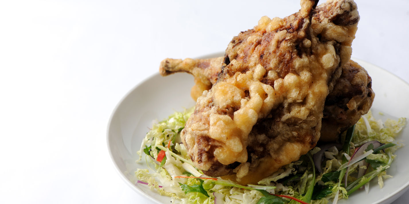 Orange and Maple Whole Fried Duck Recipe - Great British Chefs