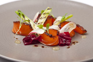 Treacle-cured salmon