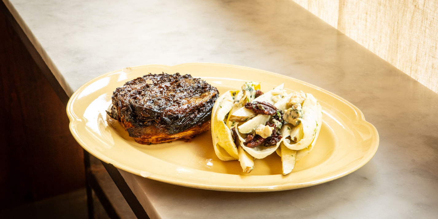 Shallot Tatin, Chicory and Pevensey Blue Recipe - Great British Chefs