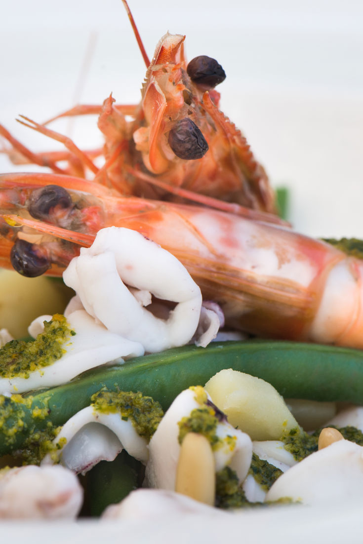 Squid and King Prawn Recipe - Great Italian Chefs