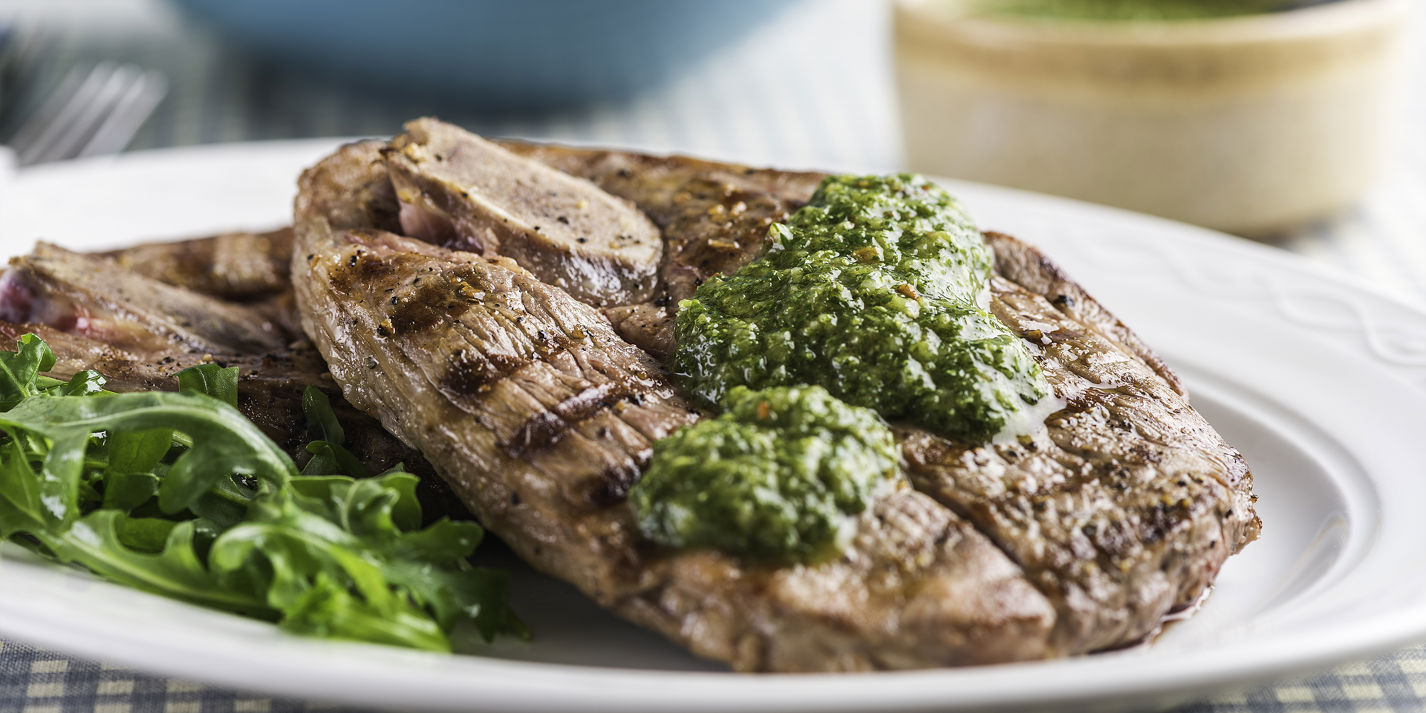 Chargrilled Lamb Leg Steak Recipe - Great British Chefs