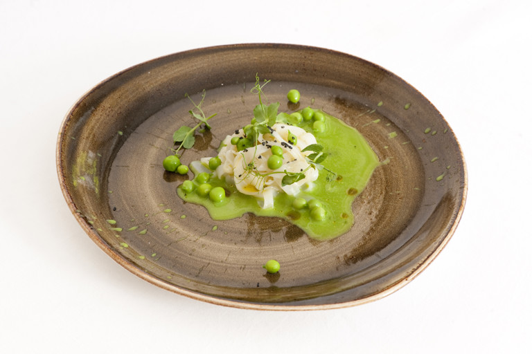 Cuttlefish and peas
