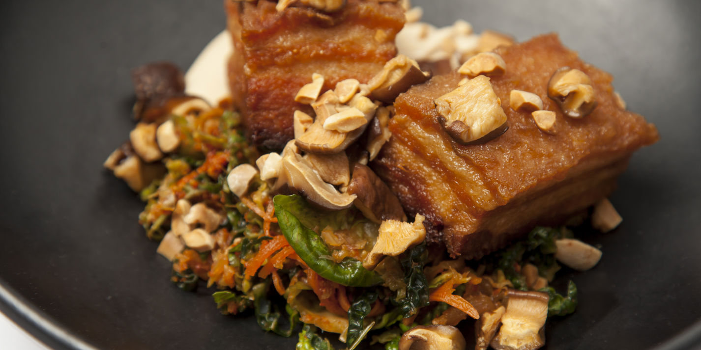 Pork Belly with Kimchi Recipe - Great British Chefs
