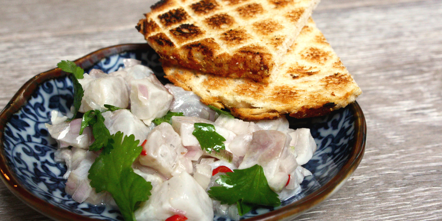 Yuzu and Sea Bass Ceviche Recipe - Great British Chefs