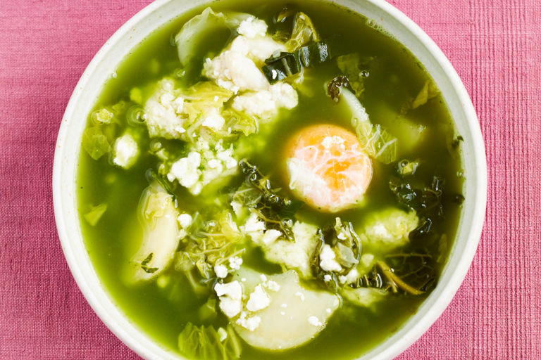 Caldo verde de Cajamarca - Cajamarca's green soup