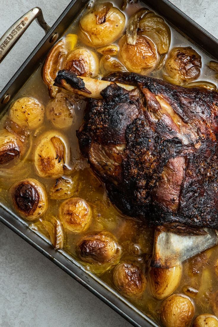 Slow-roasted Lamb Shoulder with Allioli Recipe - Great British Chefs