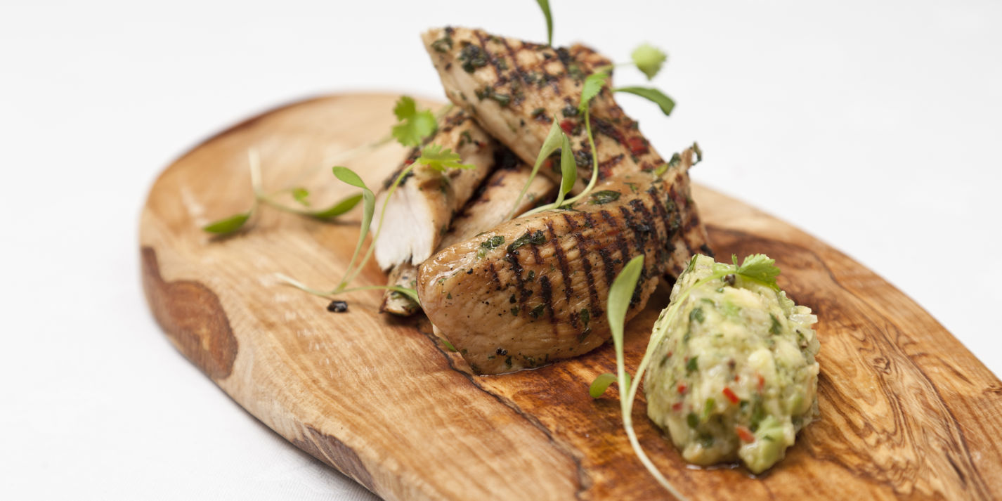 Spicy Marinated Chicken Recipe With Guacamole - Great British Chefs