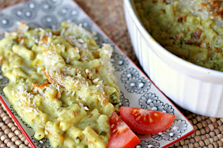 Baingan bharta macaroni cheese