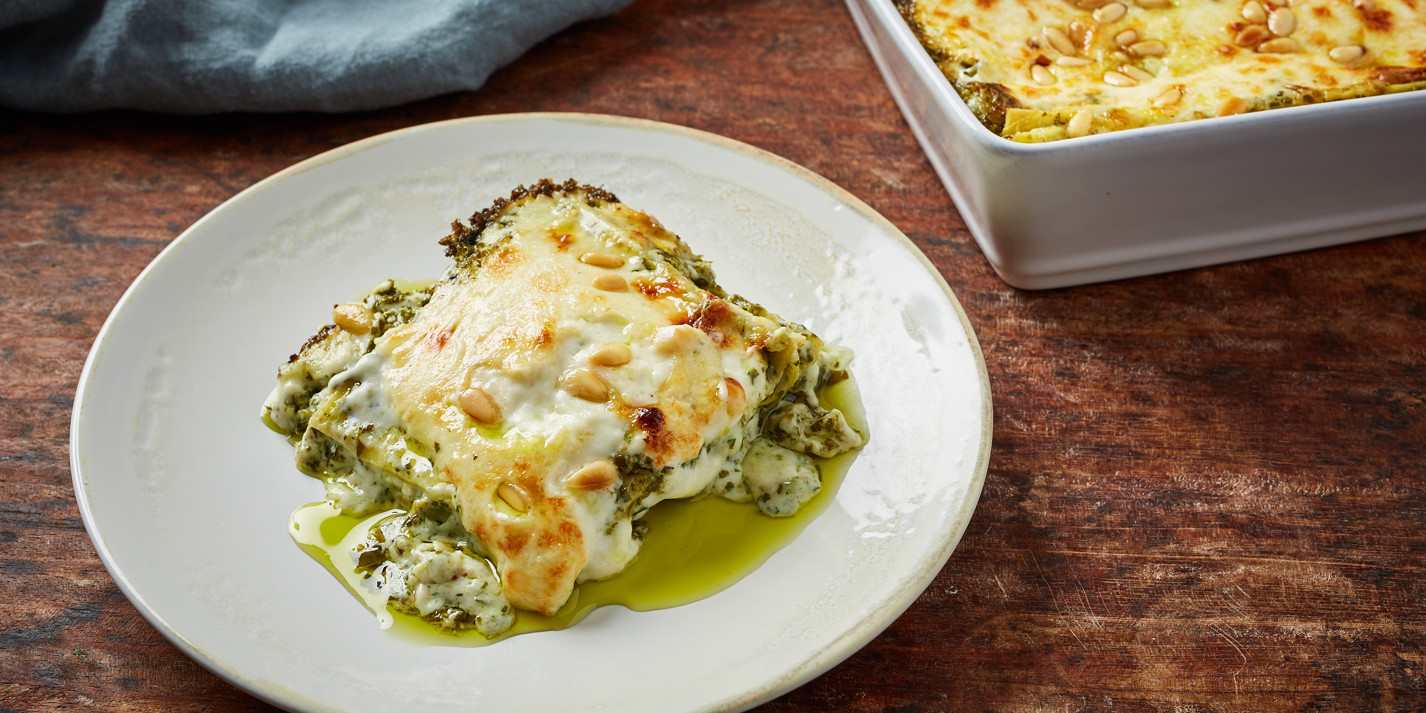 Lasagne alla Portofino (Pesto Lasagne) Recipe Great Italian Chefs