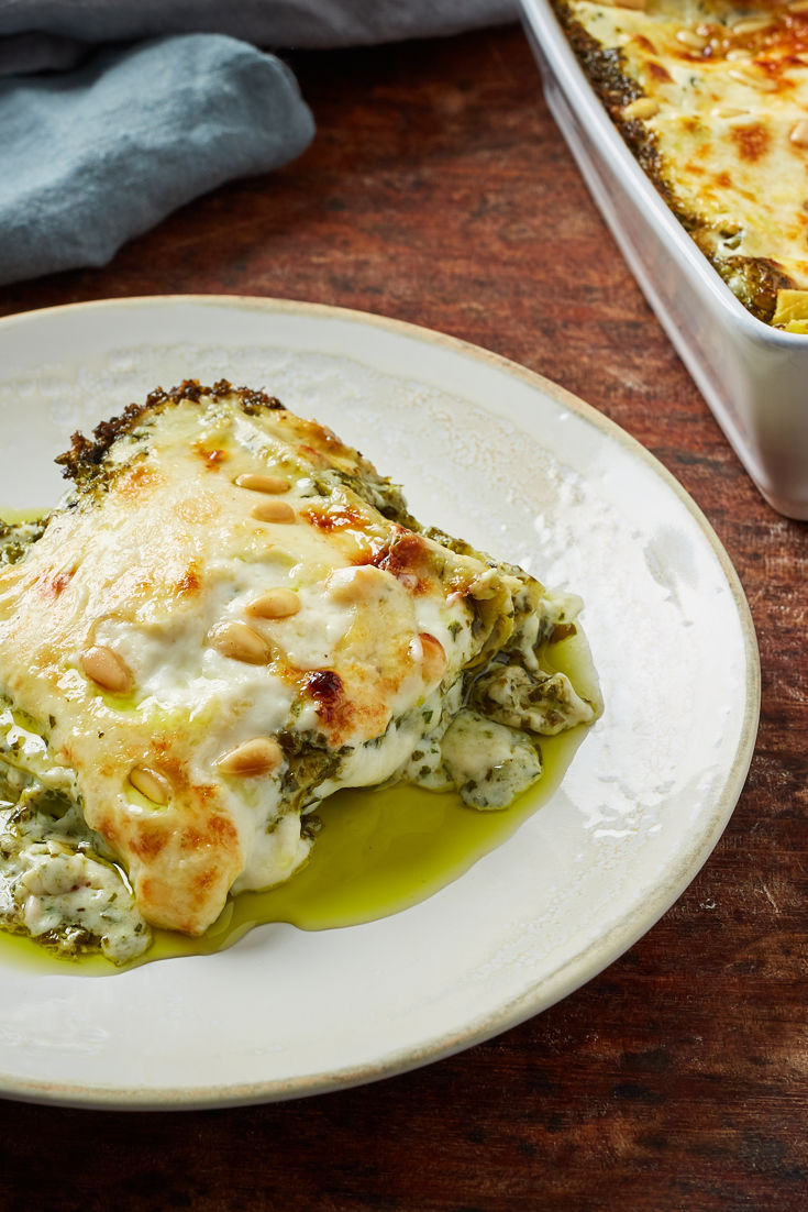 Lasagne alla Portofino (Pesto Lasagne) Recipe Great Italian Chefs