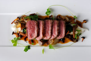 Lamb loin, Parmesan risotto and pan juices