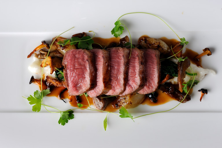 Lamb loin, Parmesan risotto and pan juices