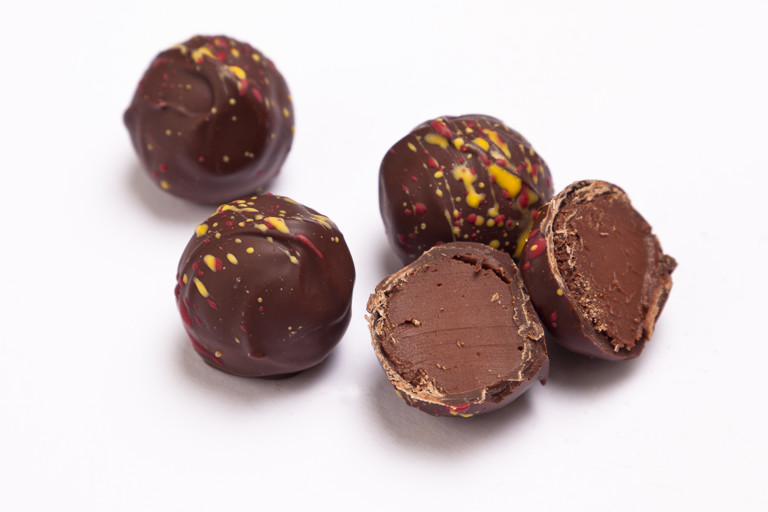 Pimm's cocktail truffles