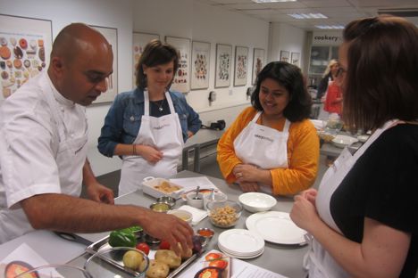 Alfred Prasad at Great British Chefs Cook School