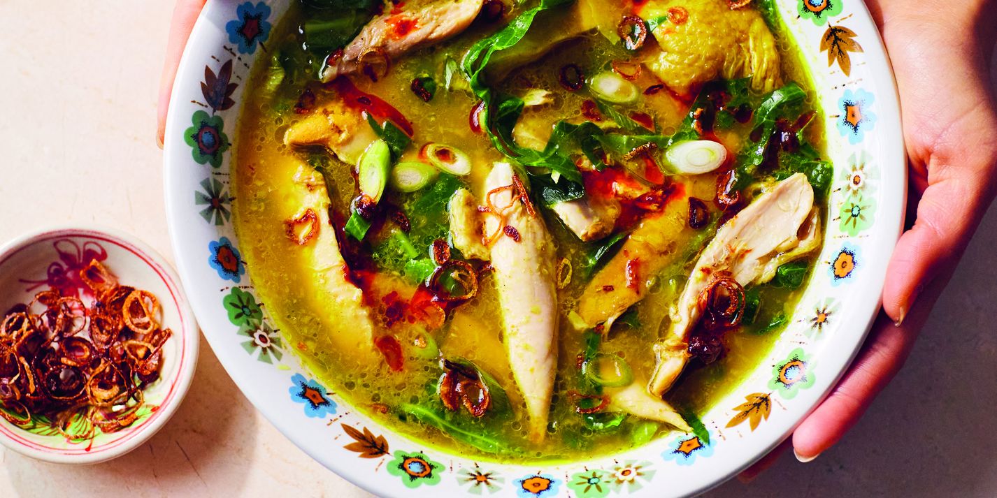 Soto Ayam with Spring Greens Recipe - Great British Chefs