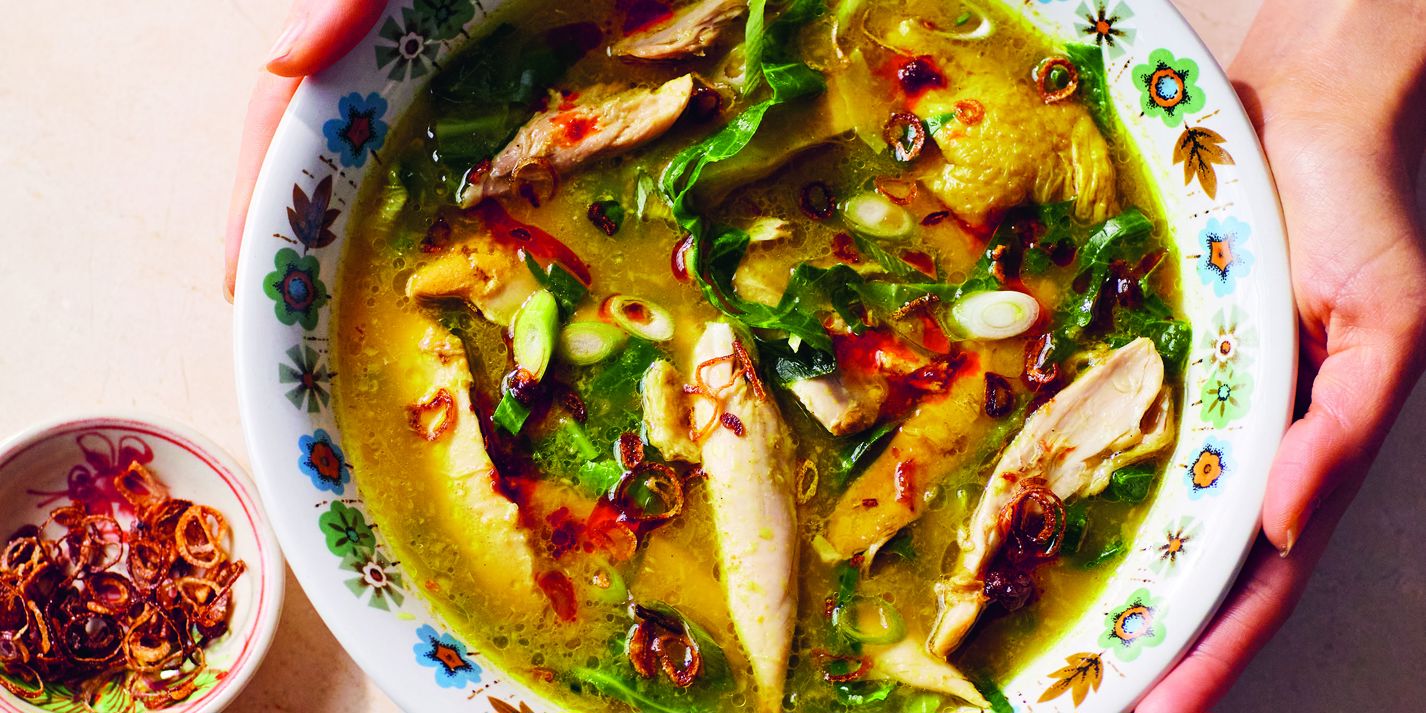 Soto Ayam with Spring Greens Recipe - Great British Chefs