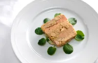 Terrine of confit chicken and foie gras with celeriac remoulade