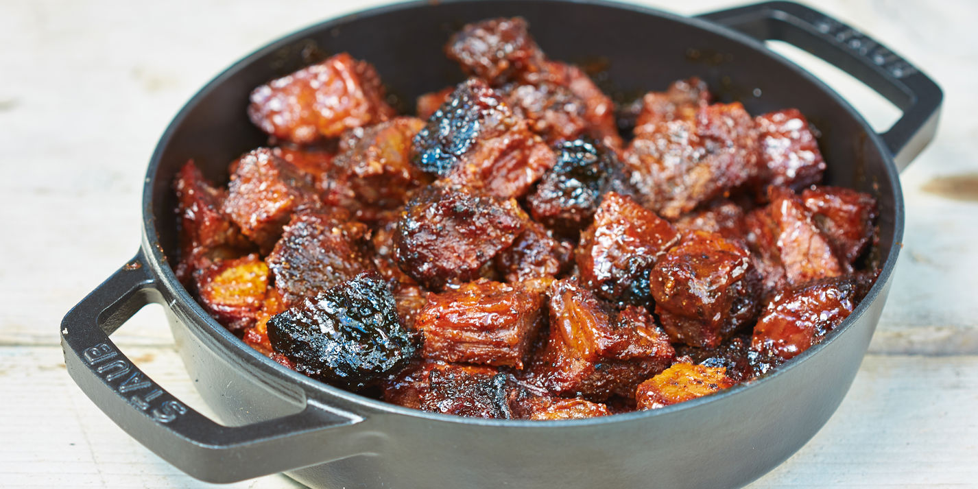 Burnt Ends with Kansas Barbecue Sauce Recipe - Great British Chefs