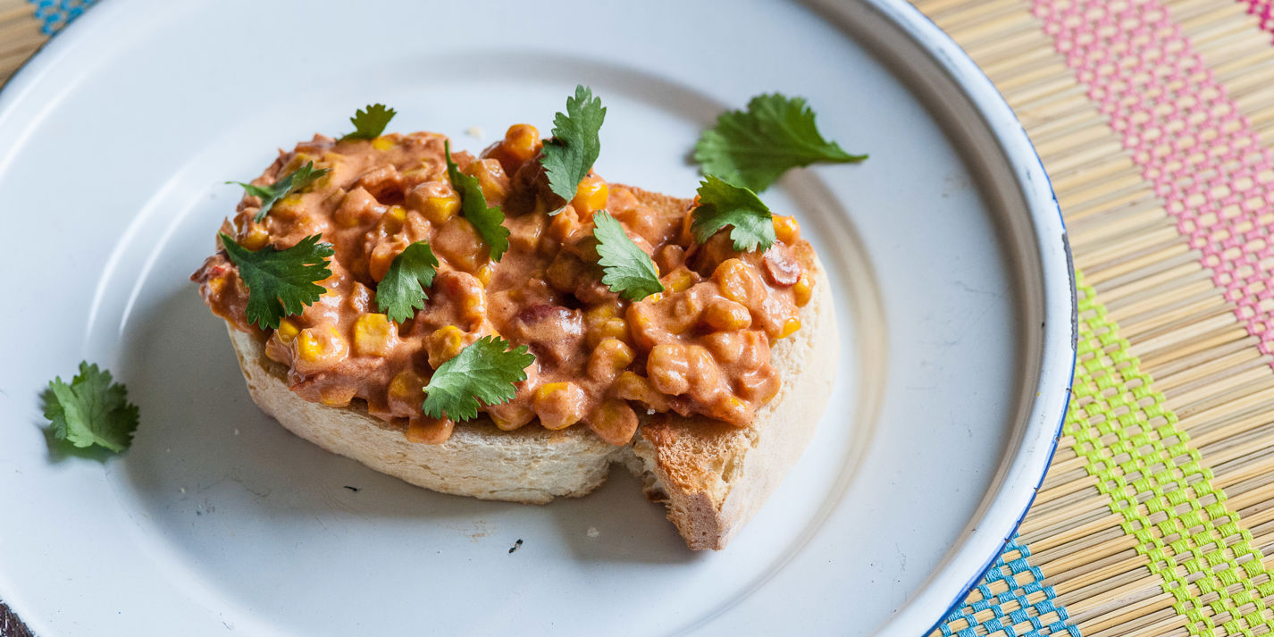 Sweetcorn on Toast Recipe - Great British Chefs