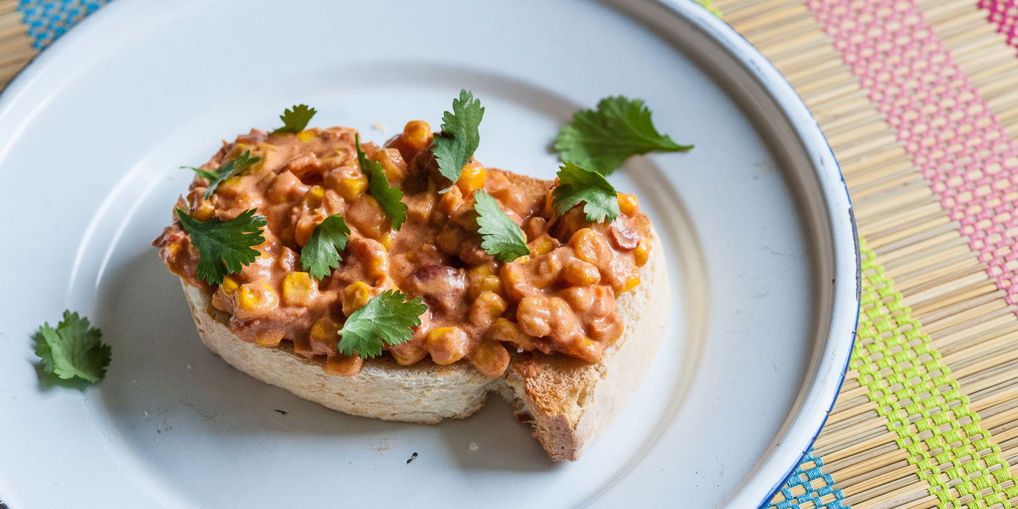 Sweetcorn on Toast Recipe - Great British Chefs