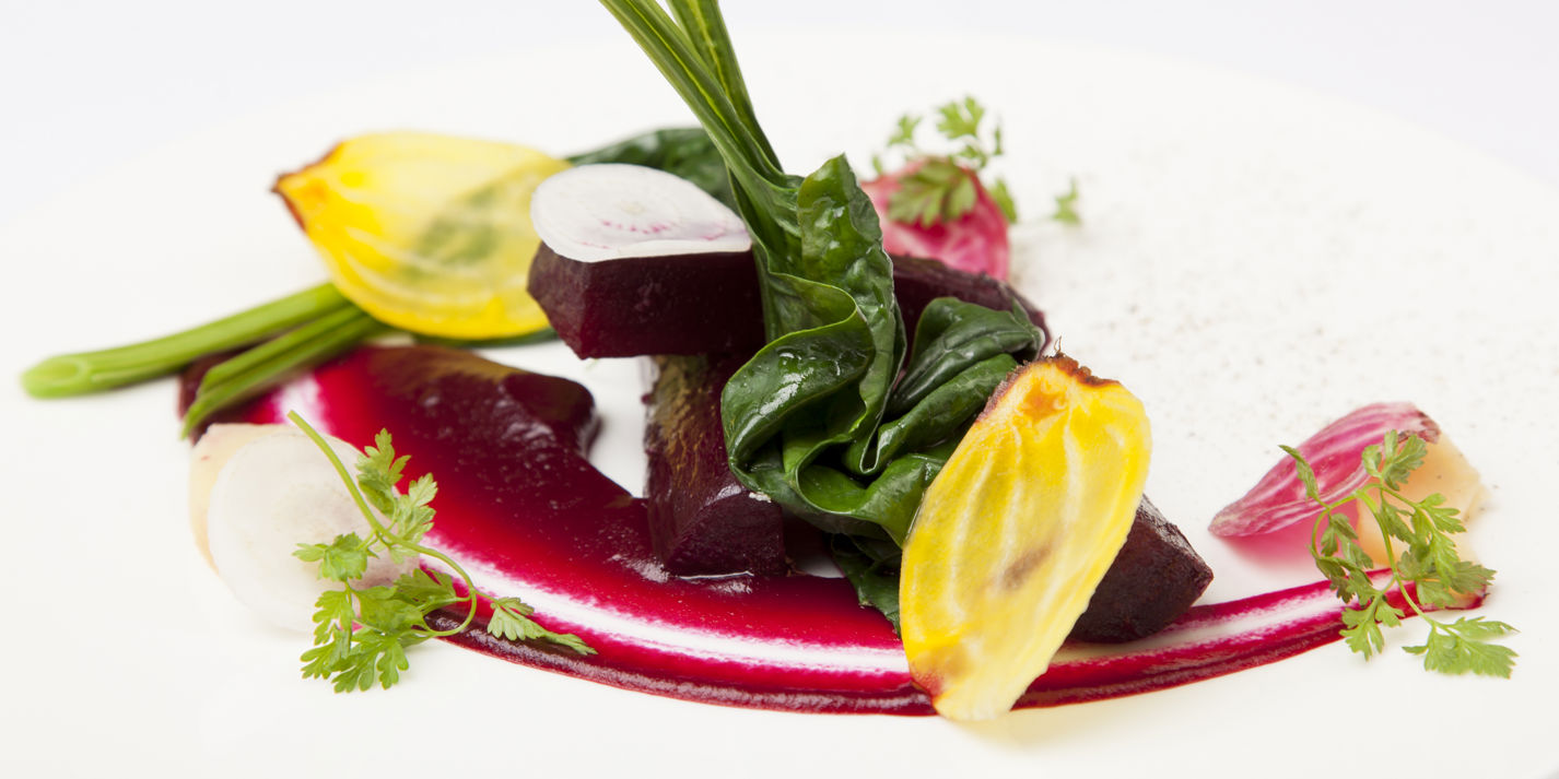 Beetroot and Sous Vide Pickled Quince Recipe - Great British Chefs