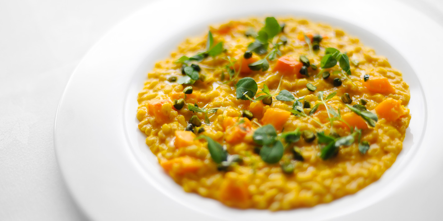 Spelt, Barley, Squash and Carrot Risotto Great British Chefs