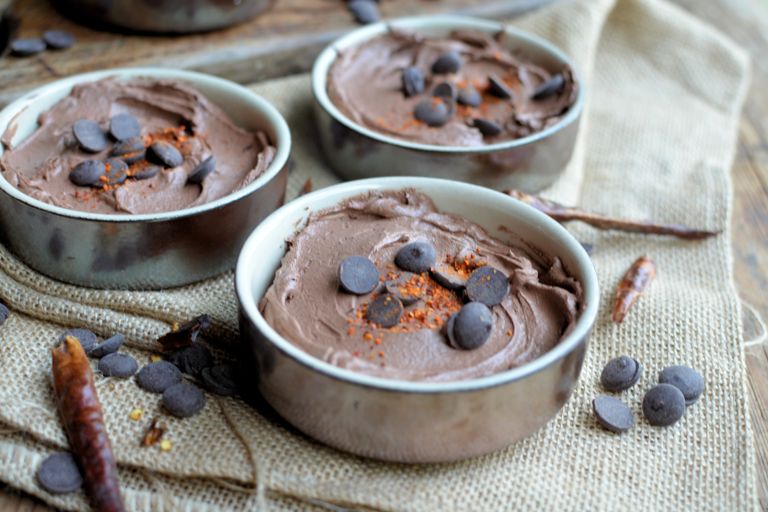 Chilli chocolate mousse