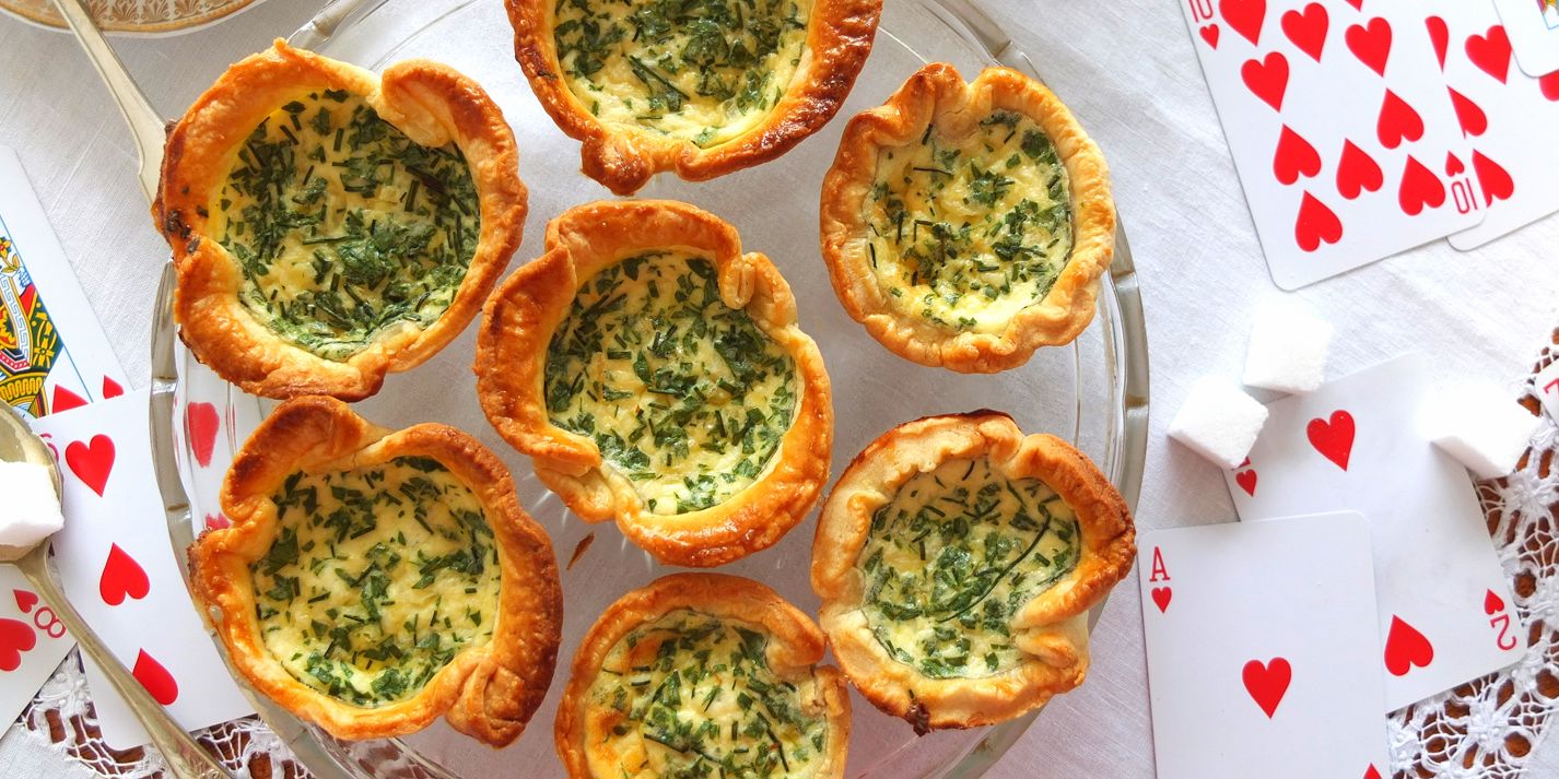 Cheese and Herb Mini Quiche Recipe - Great British Chefs