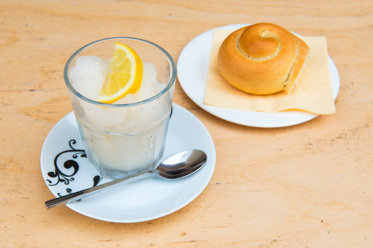 Lemon granita