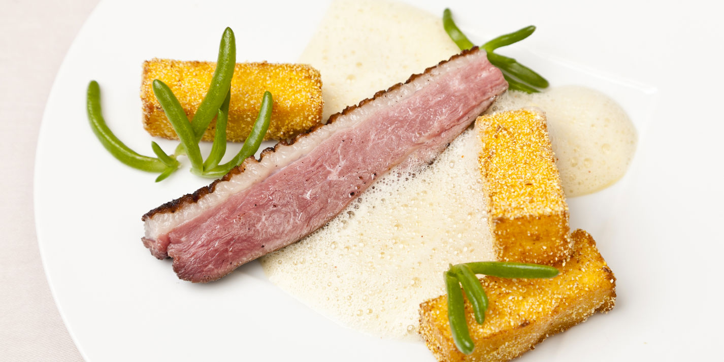 Duck Breast with Polenta Fries Recipe - Great British Chefs
